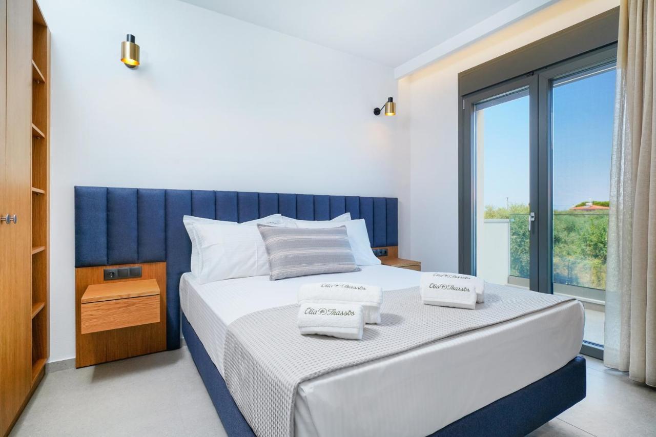 Olia Thassos - Luxury Apartments Bagian luar foto
